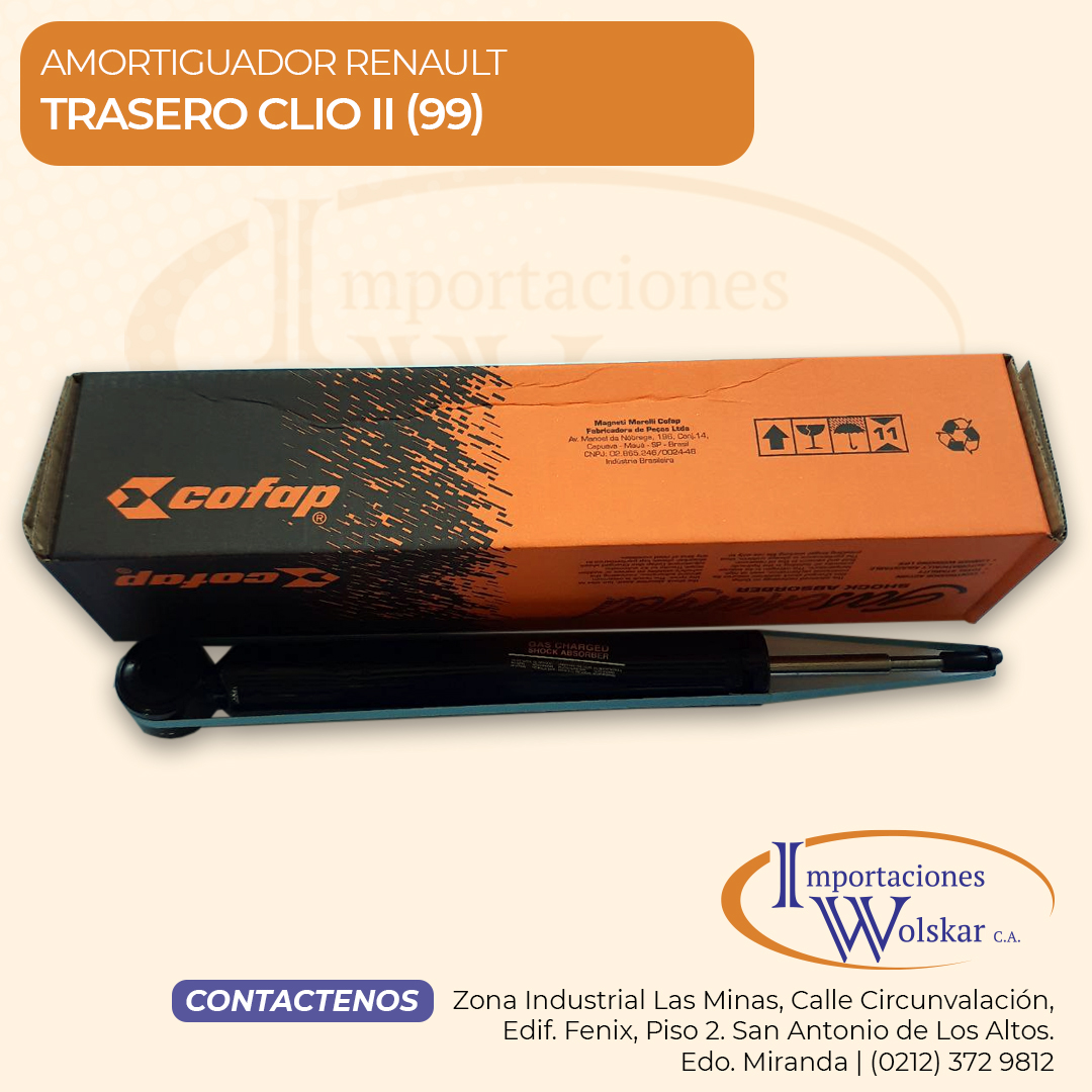AMORTIGUADOR-TRAS.-RENAULT-CLIO-II-99